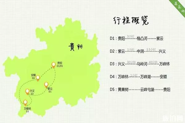 貴州旅游景點(diǎn)分布地圖 貴州旅游行程怎么規(guī)劃