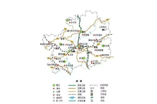 貴州各景點之間距離多少 景點分布介紹