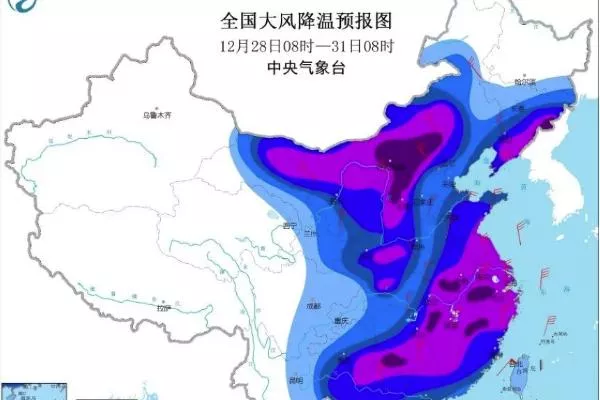 寒潮預(yù)警升級為橙色 寒潮最新消息