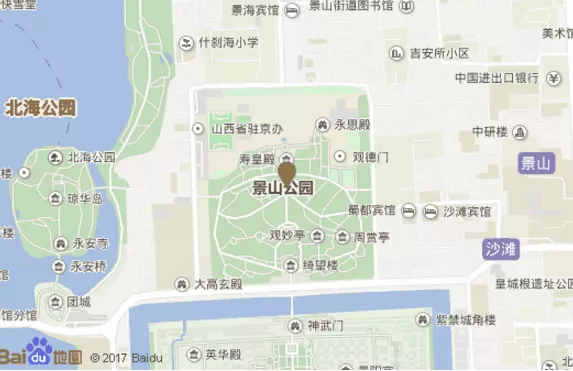 北京景山公園門票是多少  北京景山公園攻略