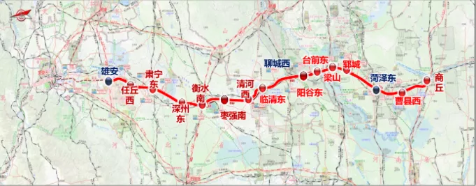 雄商高鐵2022最新線路圖