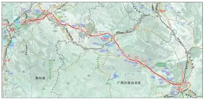 貴南高鐵線路圖及站點