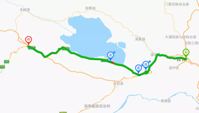 2023甘青大環(huán)線旅游線路圖